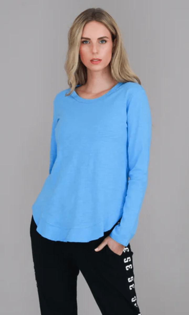 3rd Story Mosman Tee 100% French Cotton Pacific.