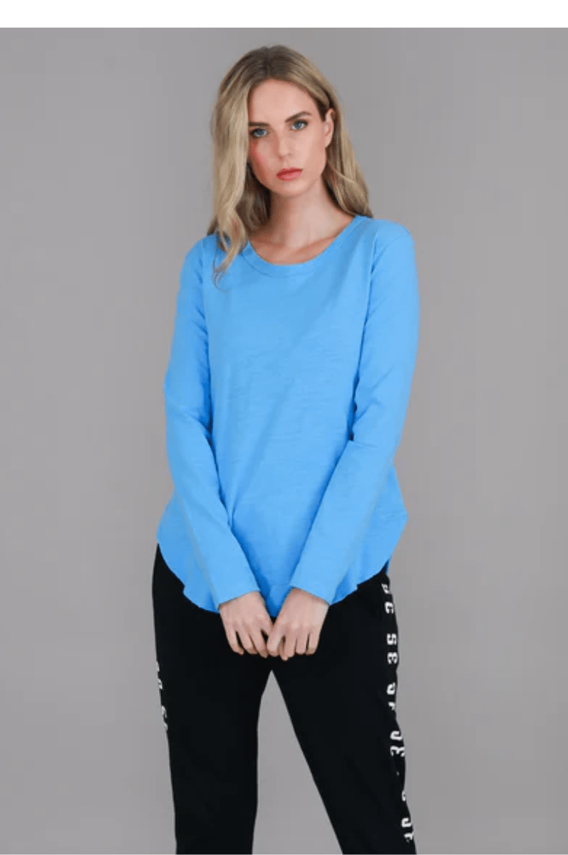 3rd Story Mosman Tee 100% French Cotton Pacific.