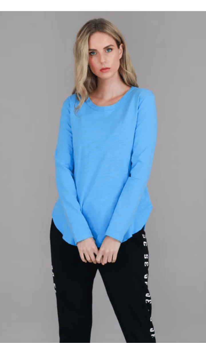 3rd Story Mosman Tee 100% French Cotton Pacific.