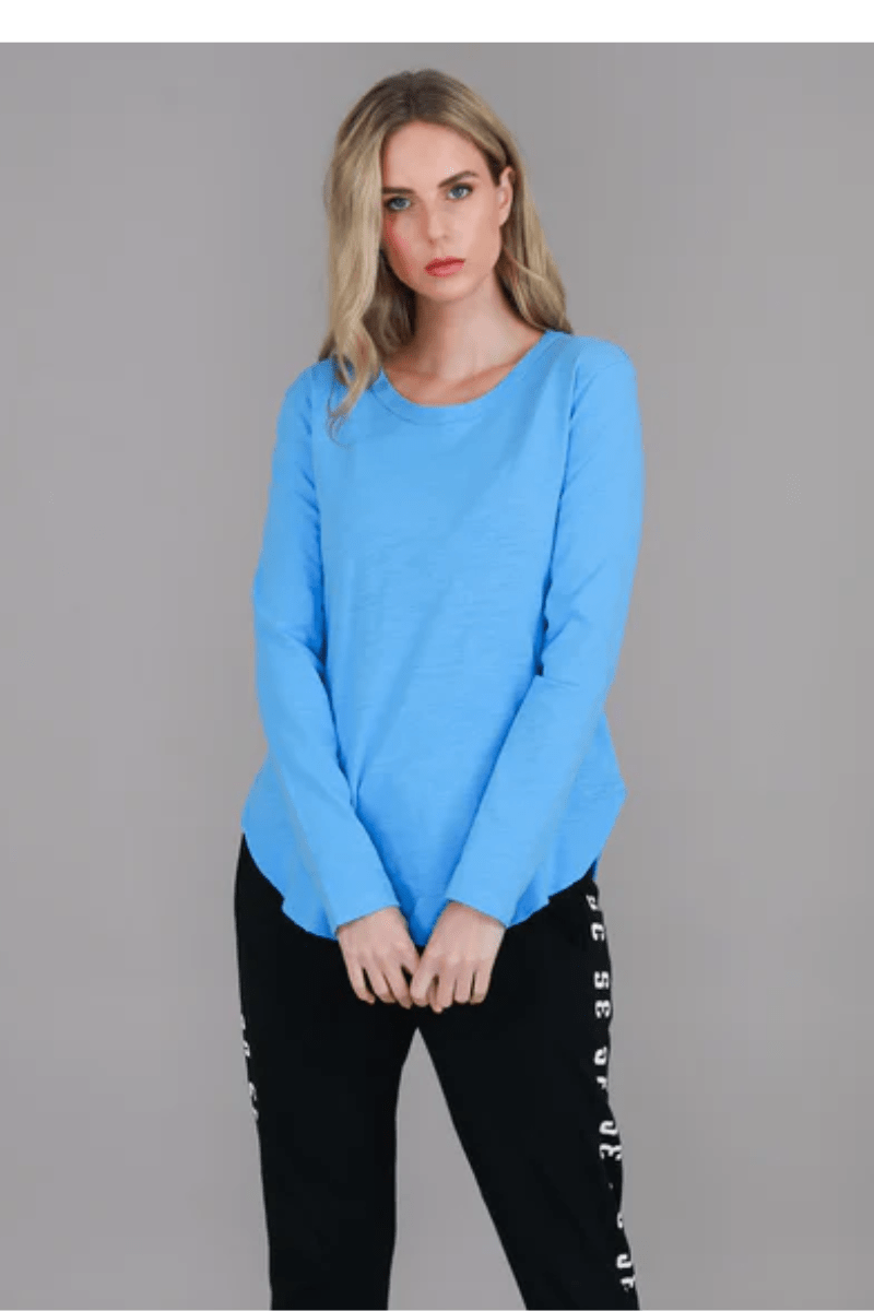 3rd Story Mosman Tee 100% French Cotton Pacific.