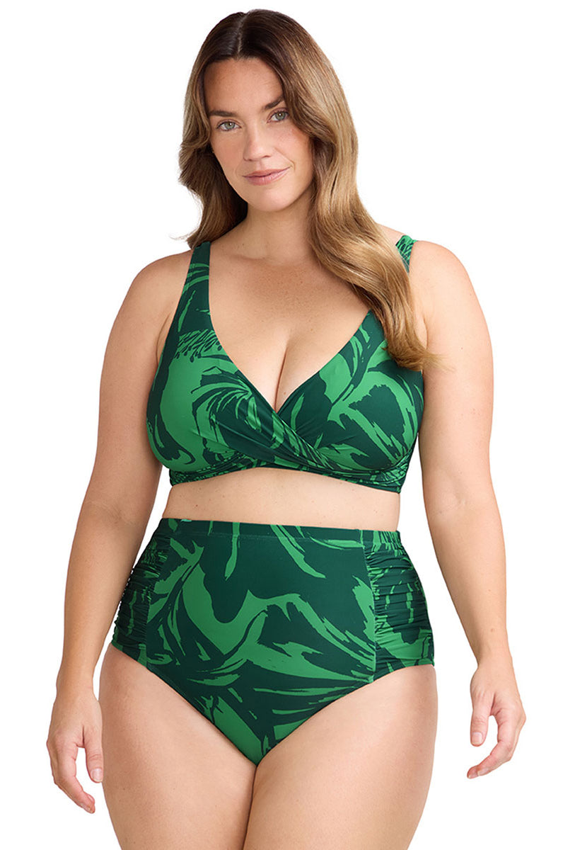 Artesands Les Fauves Botticelli High Waist Swim Pant - Green_1
