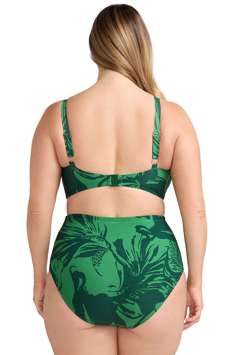 Artesands Les Fauves Botticelli High Waist Swim Pant - Green_4