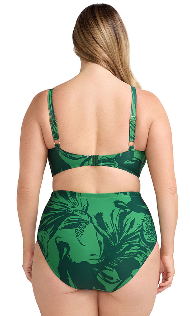 Artesands Les Fauves Botticelli High Waist Swim Pant - Green_4