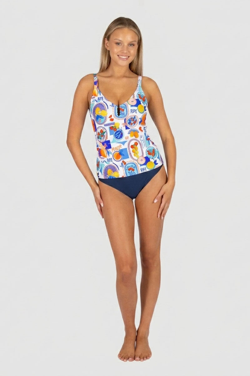 Baku BRA803CTE Cinque Terre D/E Singlet - White
