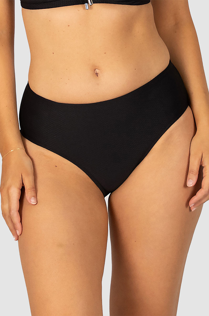 Baku PANT632RCE Rococco Mid Bikini Bottom - Nero_1