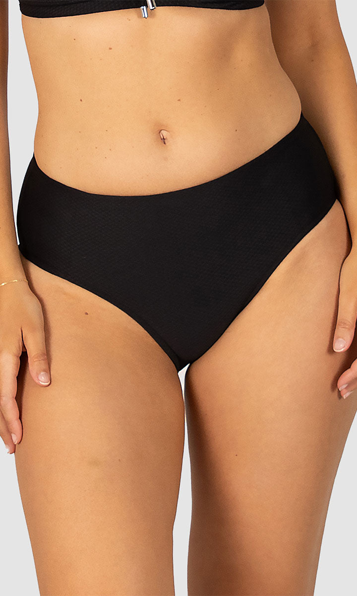 Baku PANT632RCE Rococco Mid Bikini Bottom - Nero_1