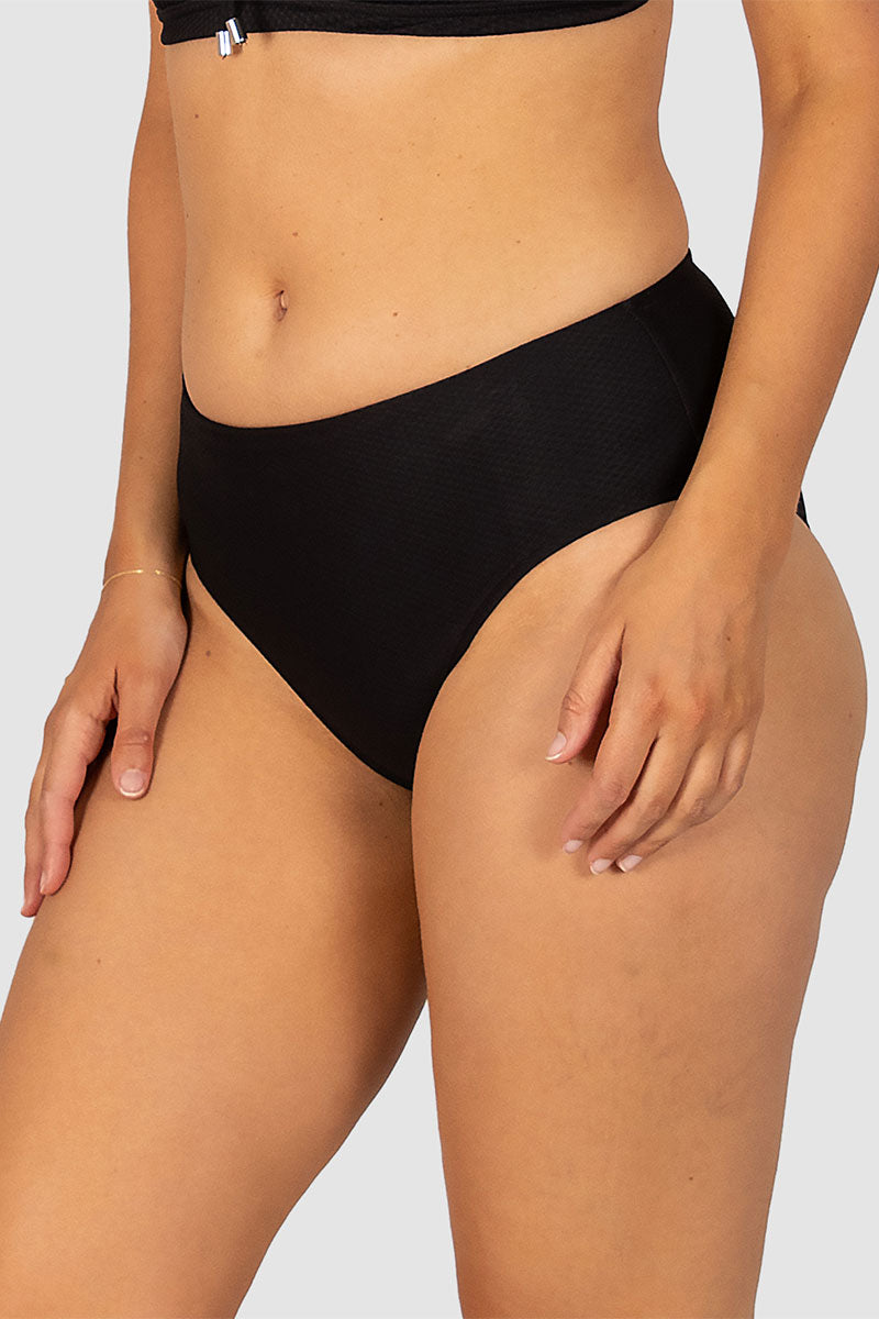 Baku PANT632RCE Rococco Mid Bikini Bottom - Nero_2