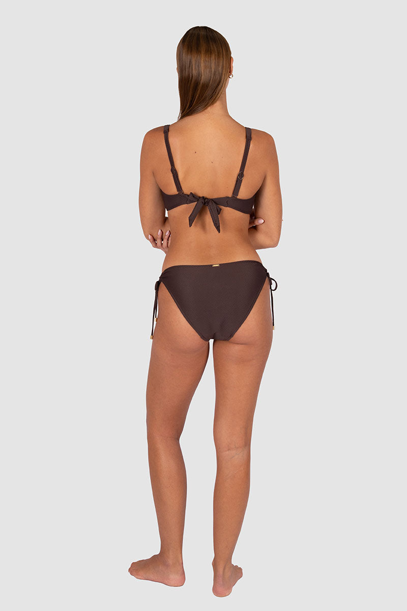 Baku PANT704RCE Rococco Tie Hipster Bikini Bottom - Cocoa_6
