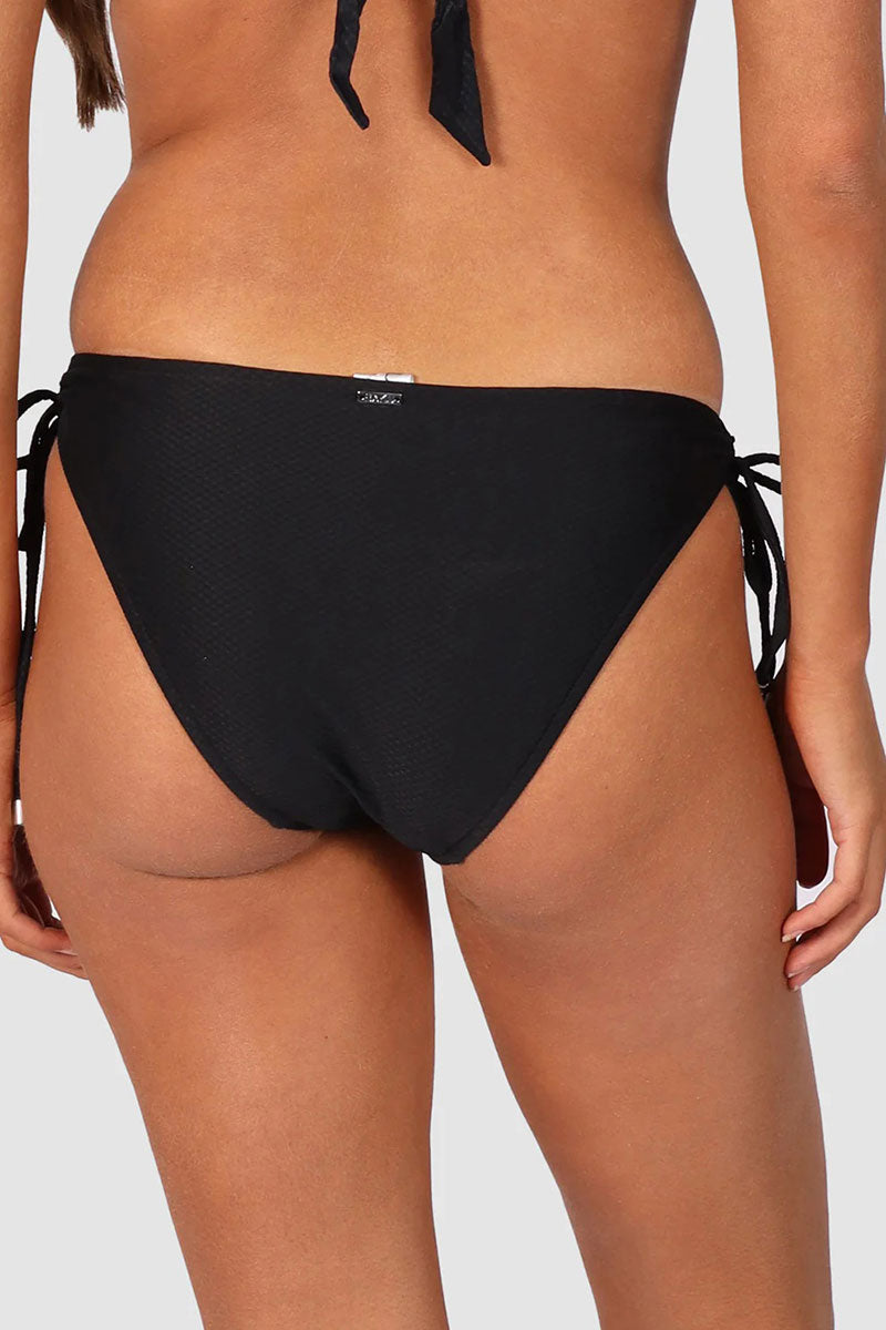 Baku PANT704RCE Rococco Tie Hipster Bikini Bottom - Nero_3