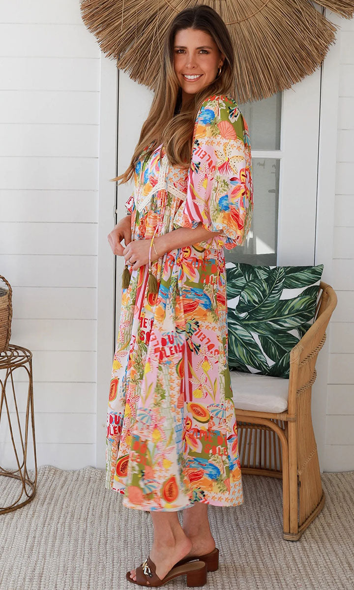 CP0107SPCROSS-2 Juliana Midi Dress - 5
