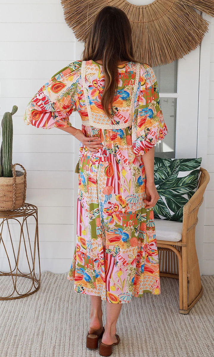 CP0107SPCROSS-2 Juliana Midi Dress - 7