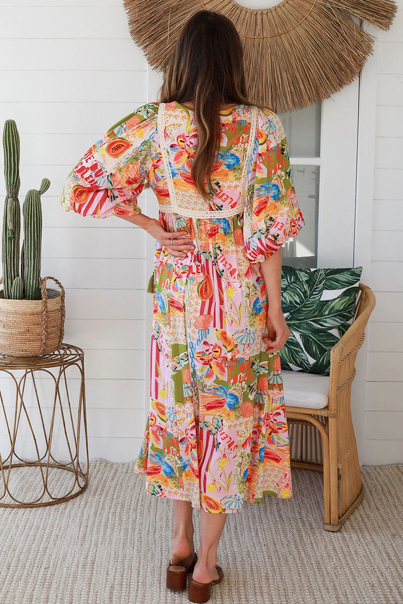 CP0107SPCROSS-2 Juliana Midi Dress - 7