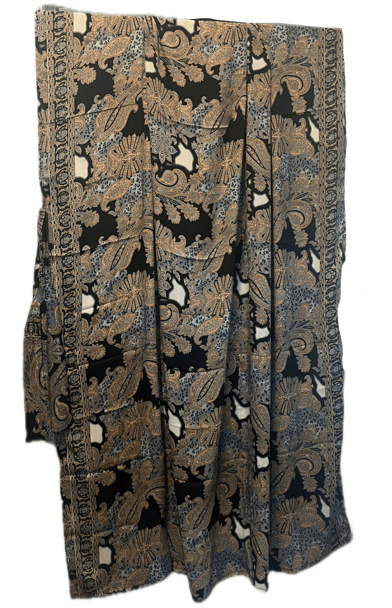 Cienna Design Sarong Black Paisley.