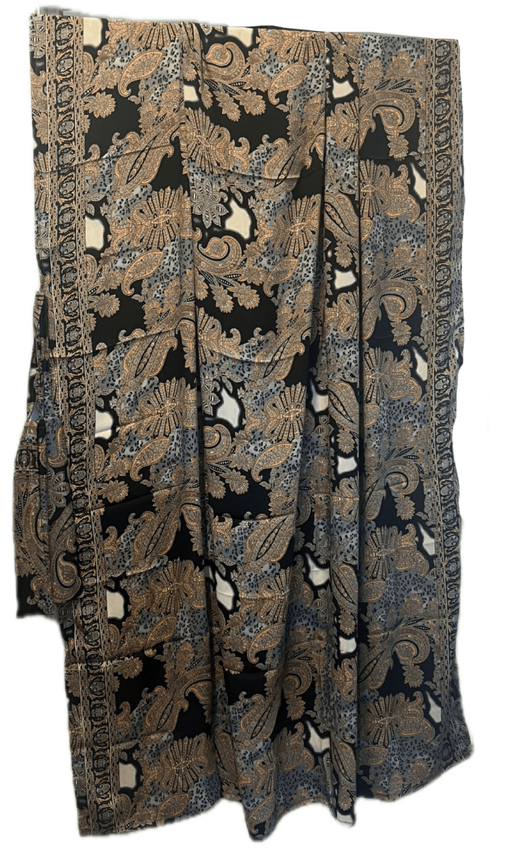 Cienna Design Sarong Black Paisley.