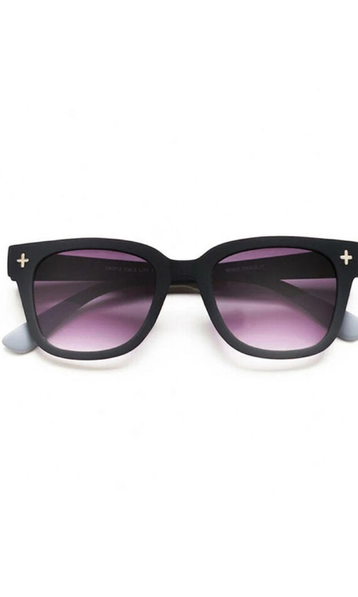 Okkia Giovanni Sunglasses - Black and Grey
