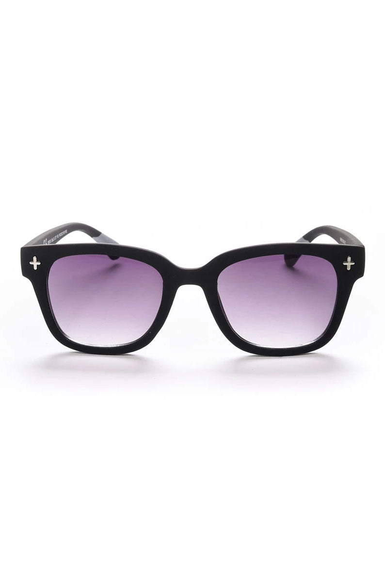 Okkia Giovanni Sunglasses - Black and Grey