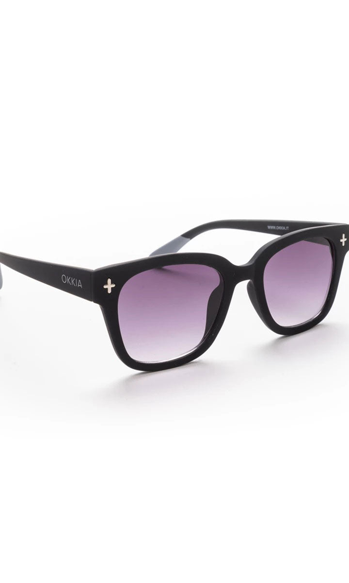 Okkia Giovanni Sunglasses - Black and Grey