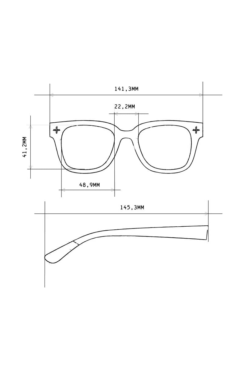 Okkia Giovanni Sunglasses - Brown