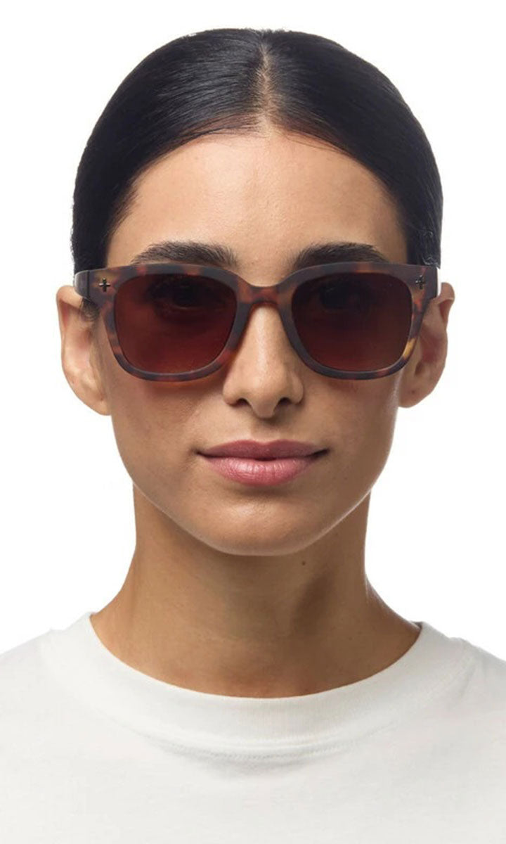 Okkia Giovanni Sunglasses - Havana and Blue