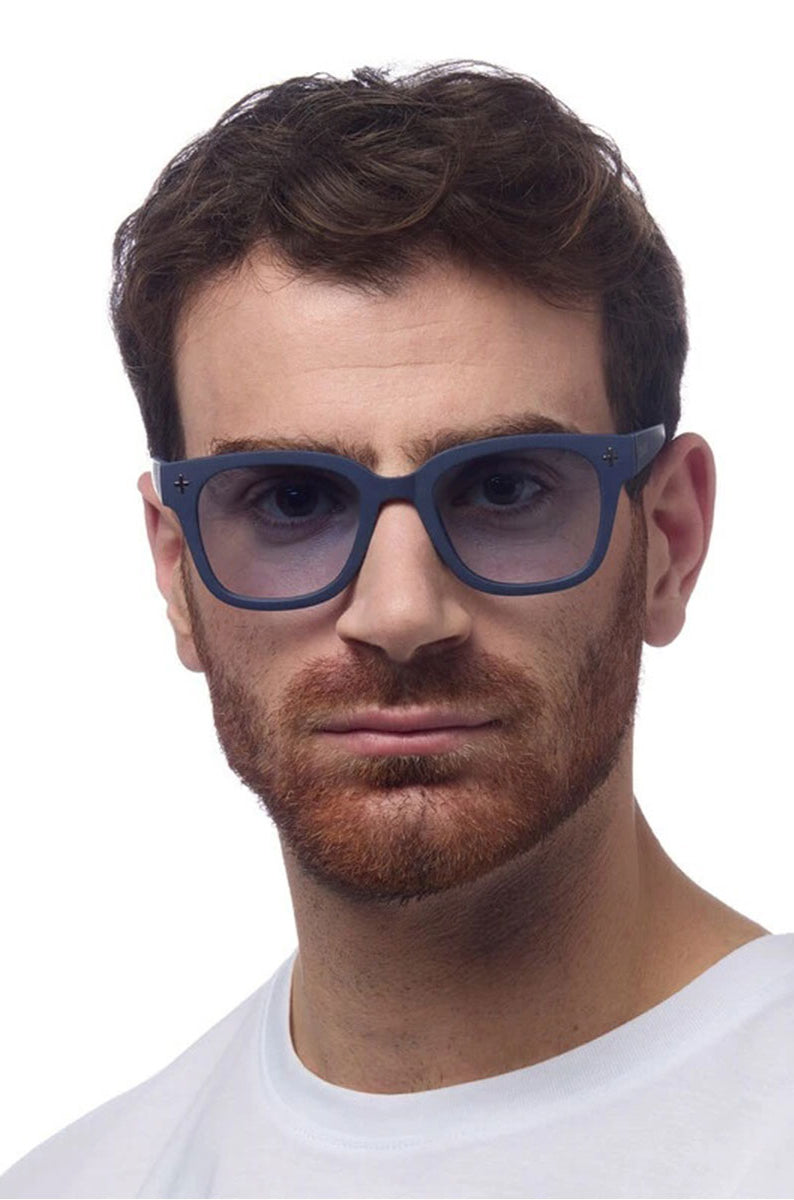 Okkia Giovanni Sunglasses - Midnight (blue lenses)