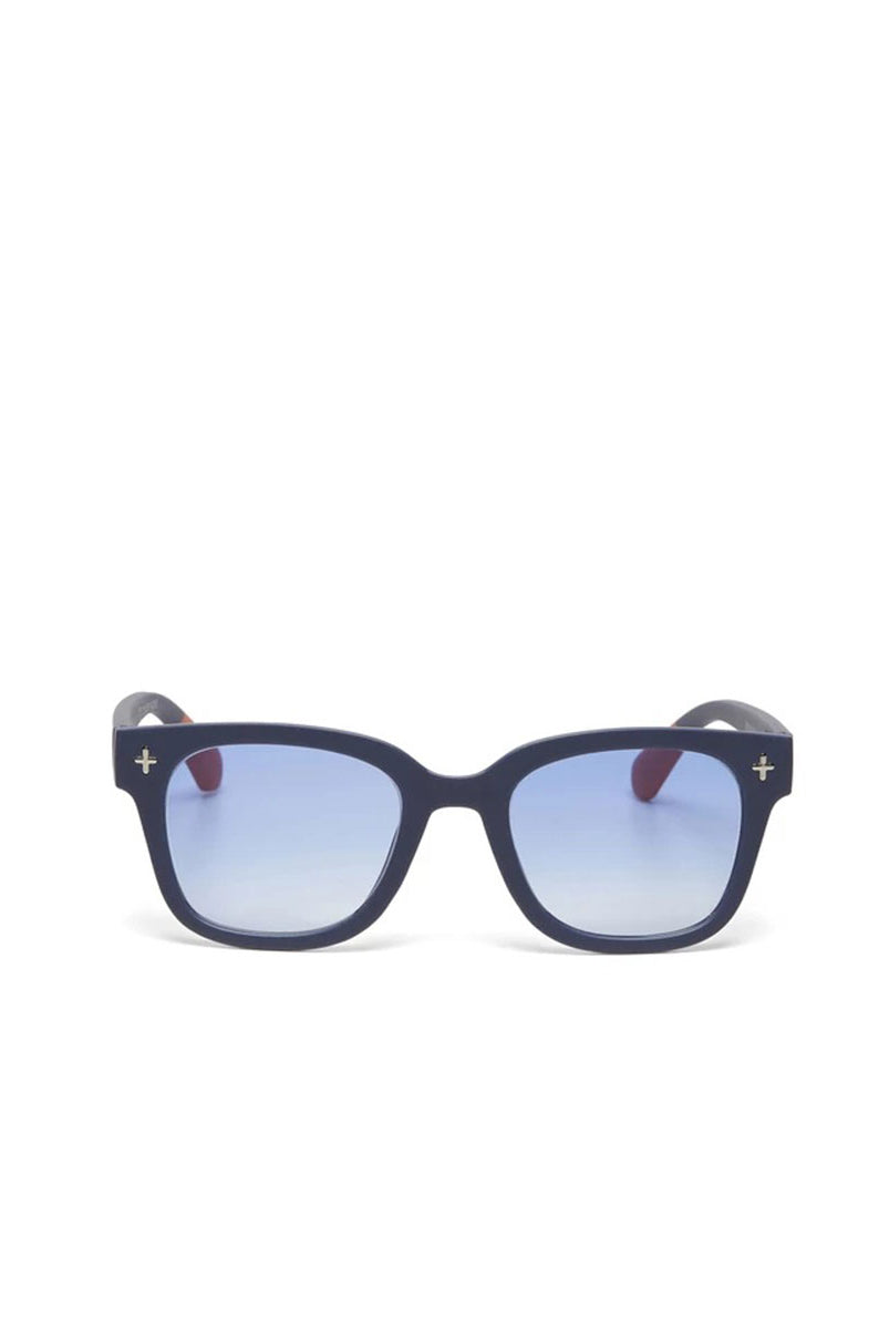 Okkia Giovanni Sunglasses - Midnight (blue lenses)