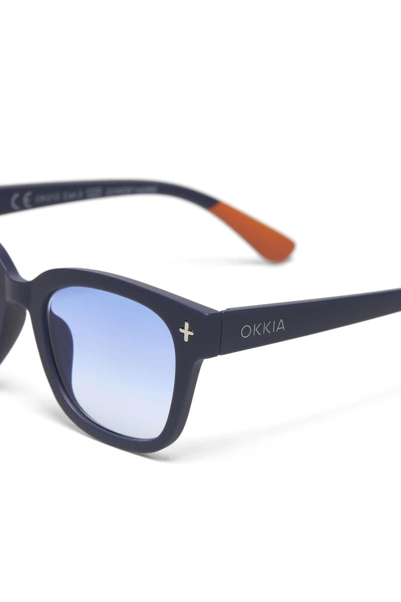Okkia Giovanni Sunglasses - Midnight (blue lenses)