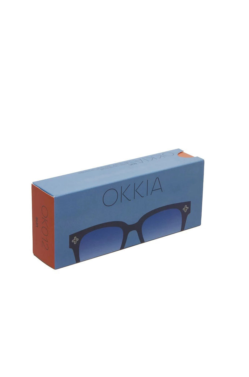 Okkia Giovanni Sunglasses - Midnight (blue lenses)