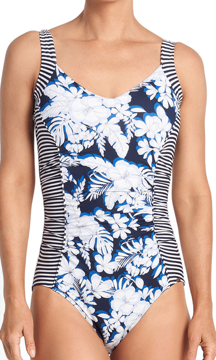 Jantzen Anchor Pintuck EF Multi Fit One Piece - Navy.