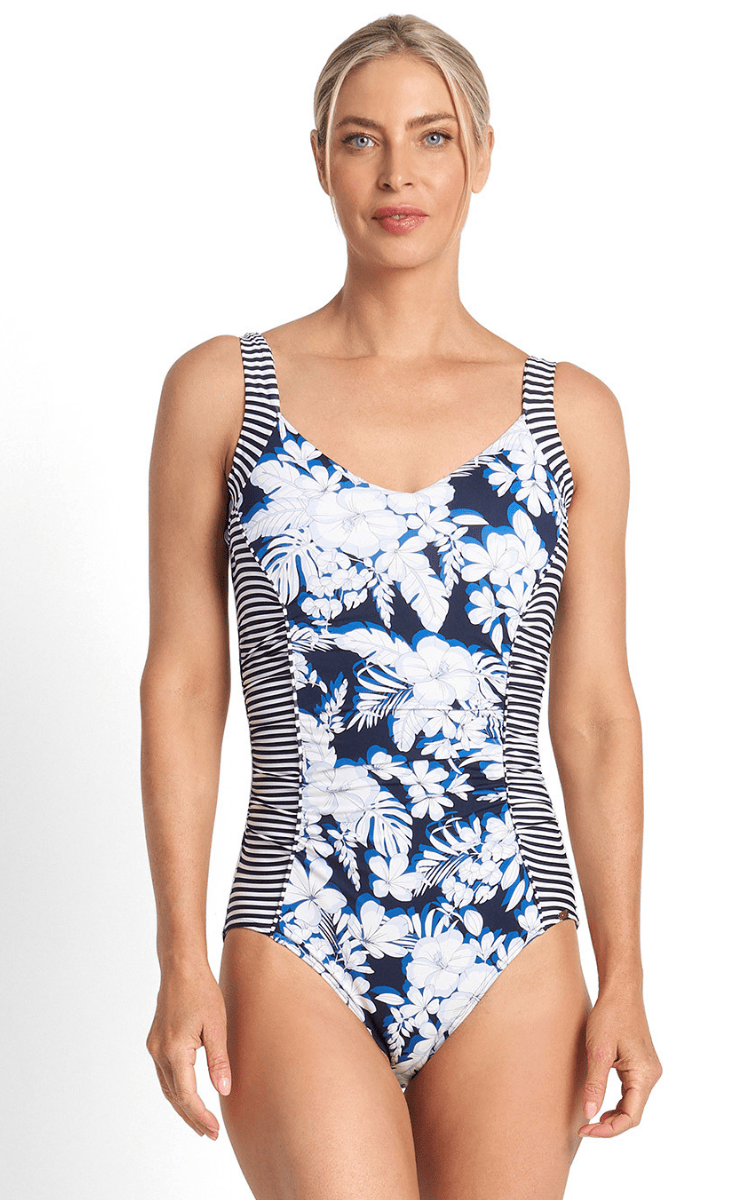 Jantzen Anchor Pintuck EF Multi Fit One Piece - Navy.