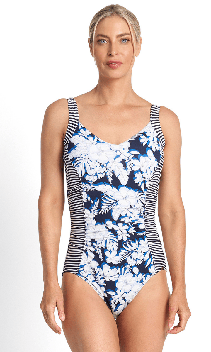 Jantzen Anchor Pintuck EF Multi Fit One Piece - Navy.