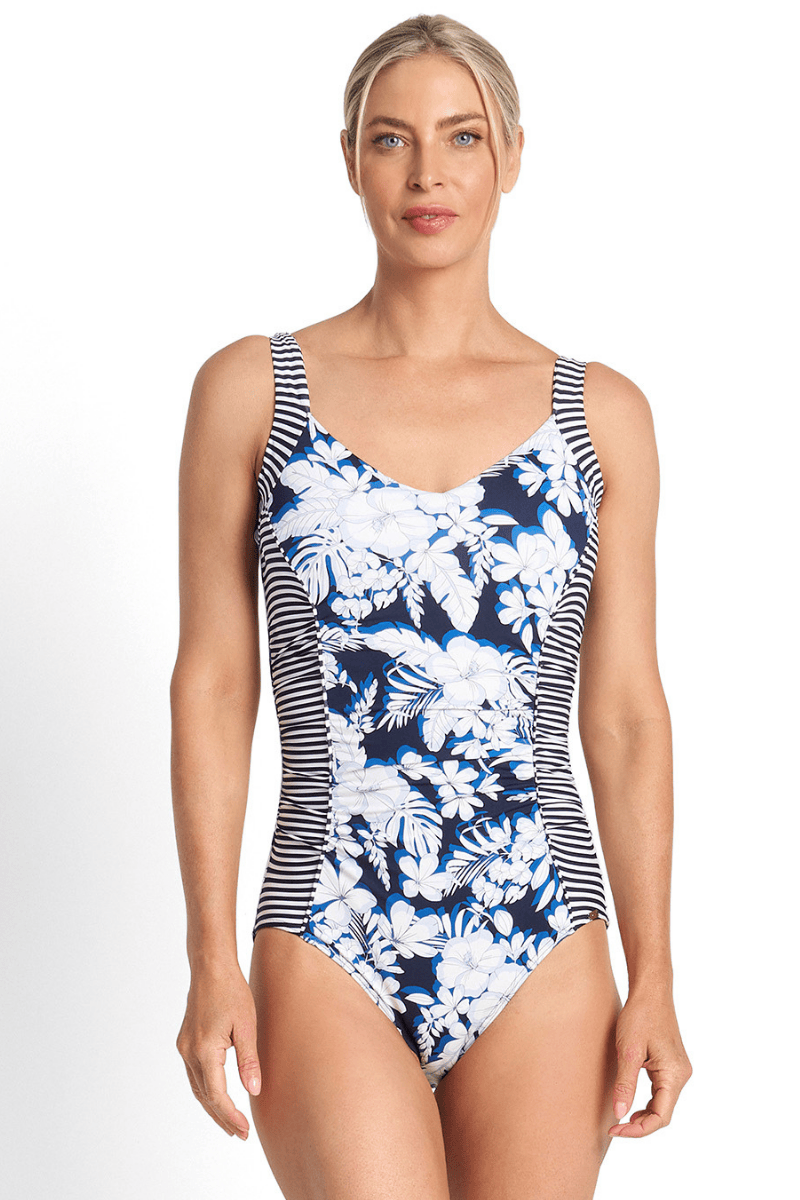 Jantzen Anchor Pintuck EF Multi Fit One Piece - Navy.