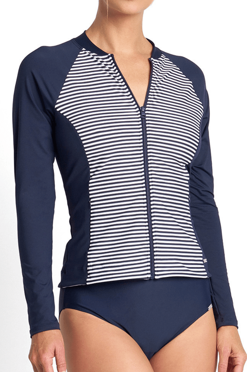 Jantzen Anchor Stripe Active Rash Vest.
