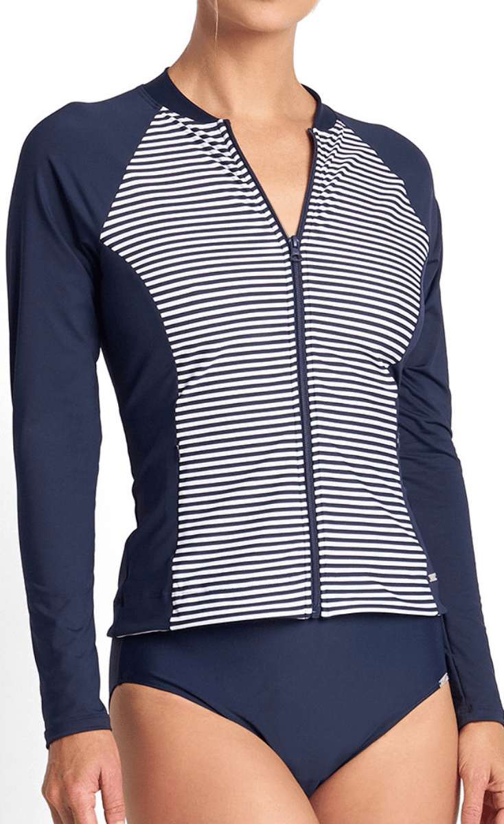Jantzen Anchor Stripe Active Rash Vest.