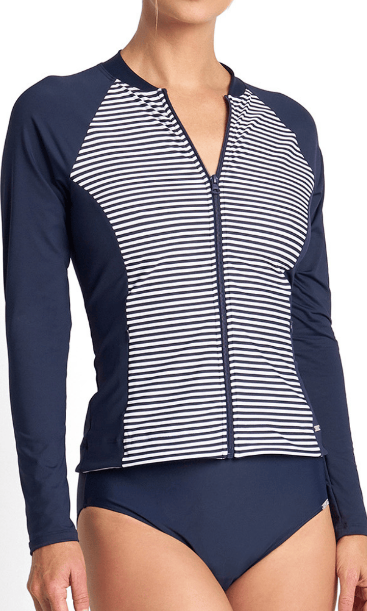 Jantzen Anchor Stripe Active Rash Vest.