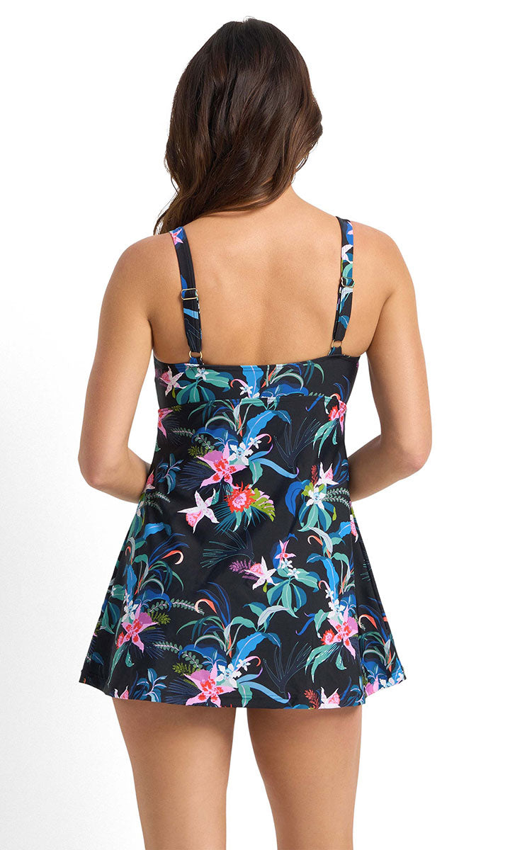 Jantzen JA85030 Select Empire Swim Dress - Black_6