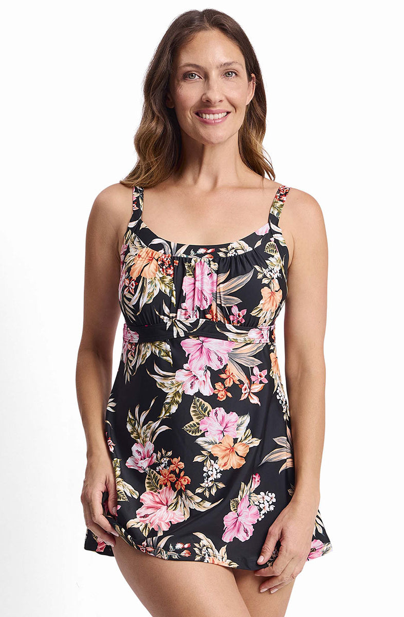 Jantzen JA85059 Select Empire Swim Dress - Multi_2