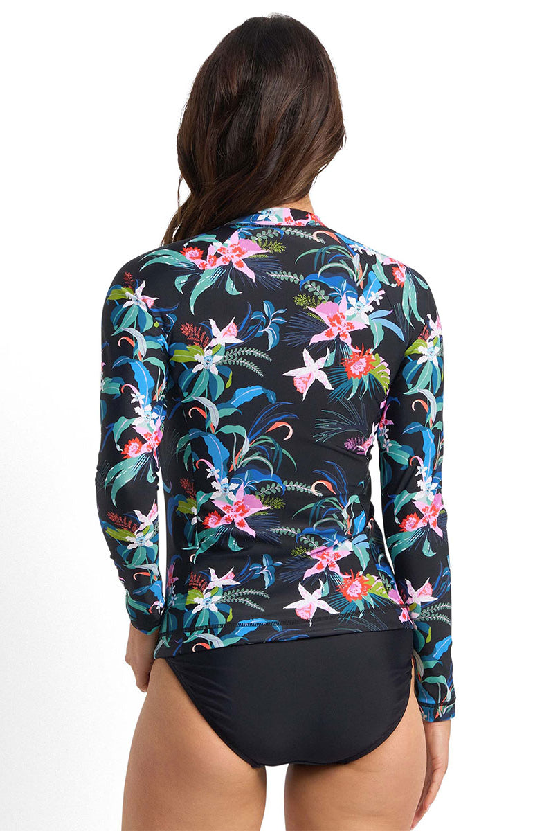 Jantzen JA91265MAS Select Long Sleeve Mastectomy Rashie - Black_2