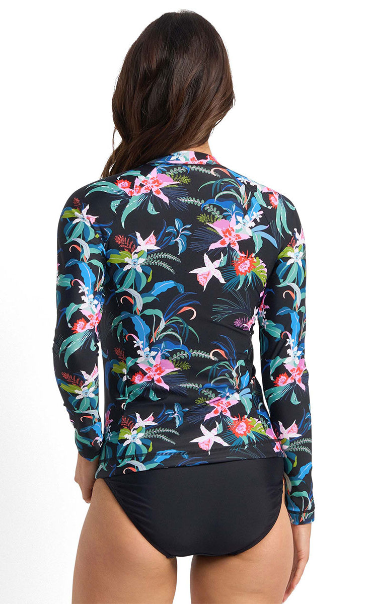 Jantzen JA91265MAS Select Long Sleeve Mastectomy Rashie - Black_2
