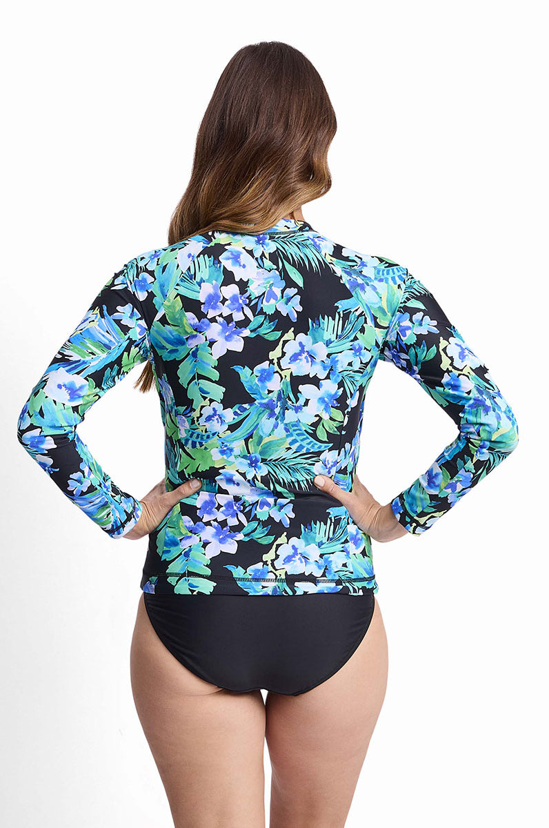 Jantzen JA91274MAS Select Long Sleeve Mastectomy Rashie - Black_8