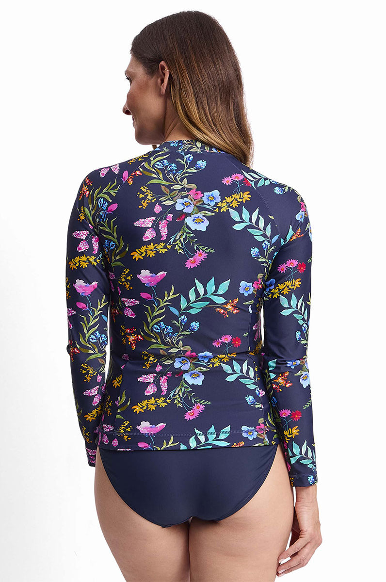 Jantzen JA91274MAS Select Long Sleeve Mastectomy Rashie - Navy_3