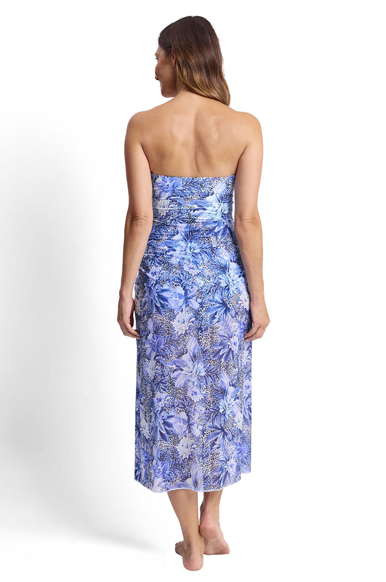 Jantzen Tropica Midi Mesh Sarong - Navy_3