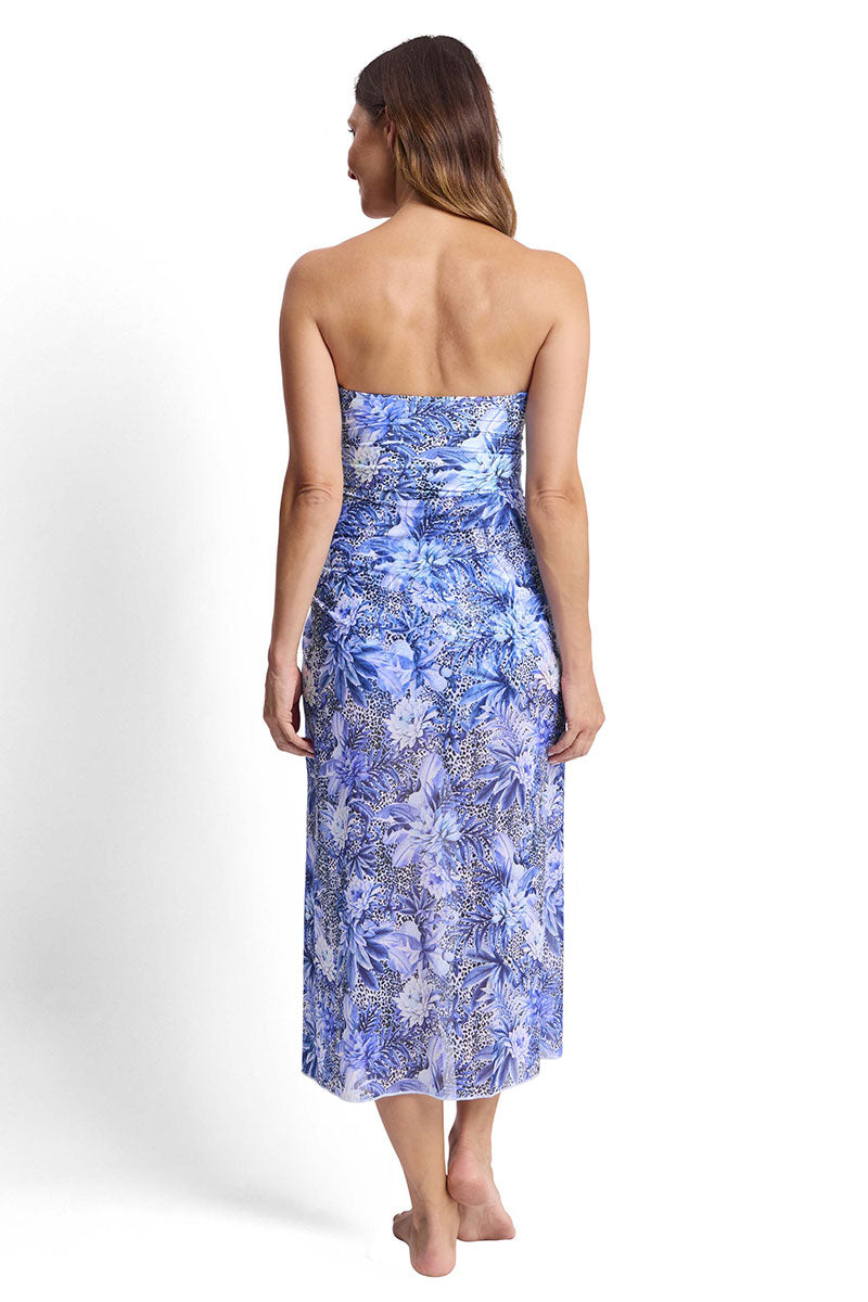 Jantzen Tropica Midi Mesh Sarong - Navy_3