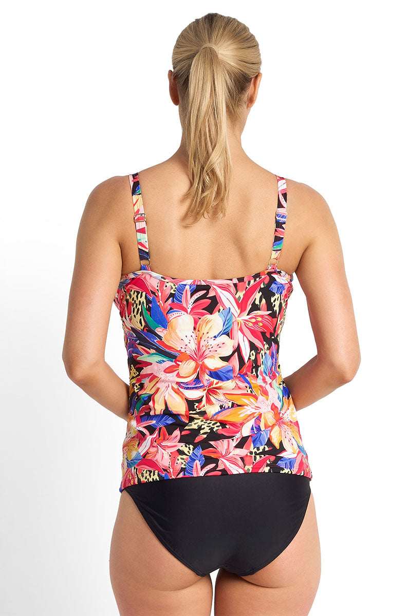 Jantzen Mandalay Frill Crossover Singlet - Black_2