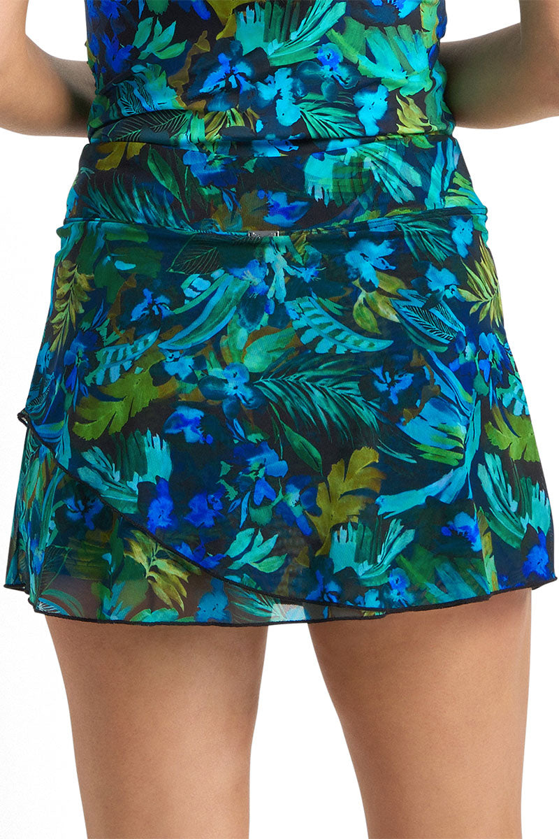 Jantzen Watermist Layered Swim Skirt - Green_2