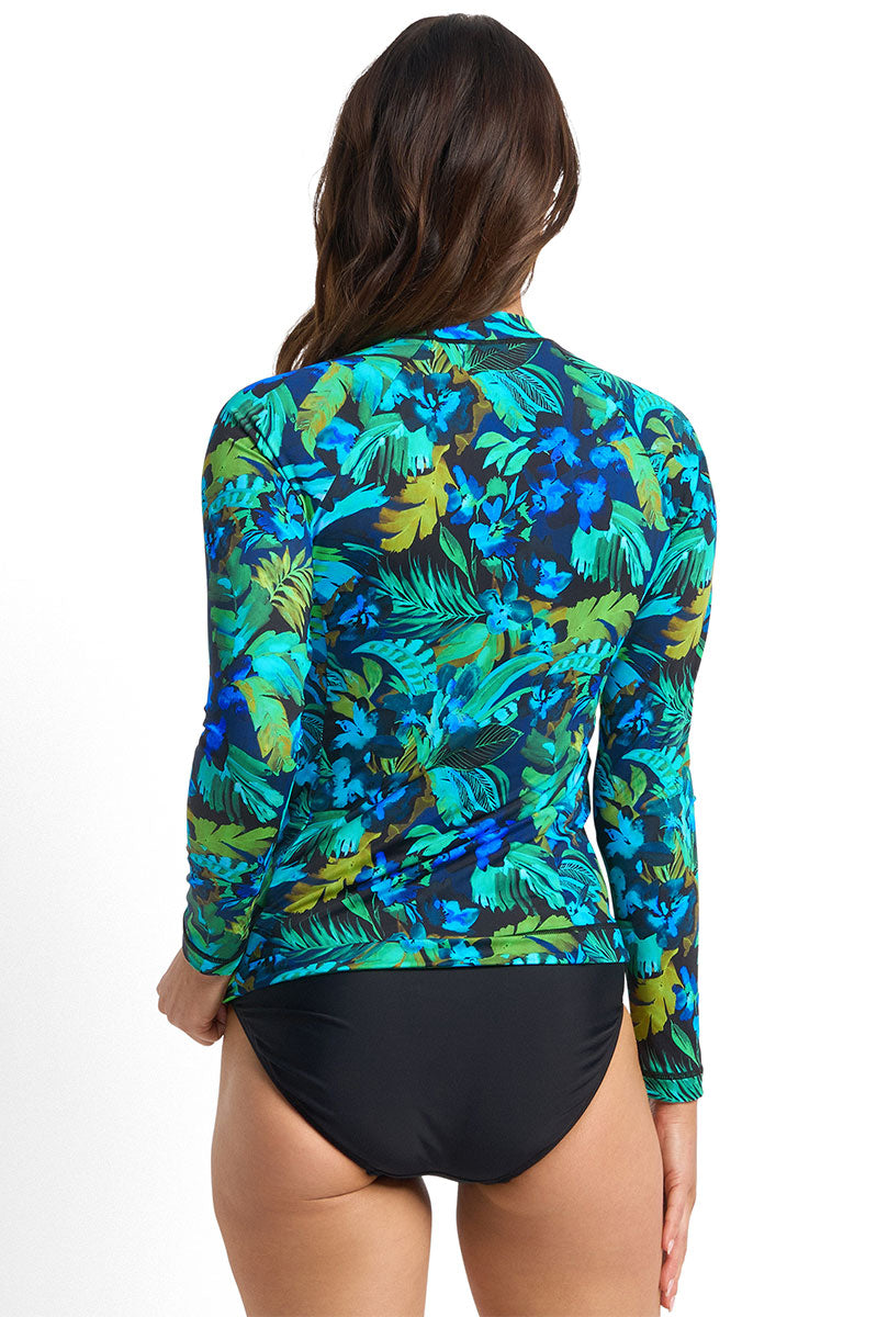 Jantzen Watermist Long Sleeve Mast Rashie - Green_2