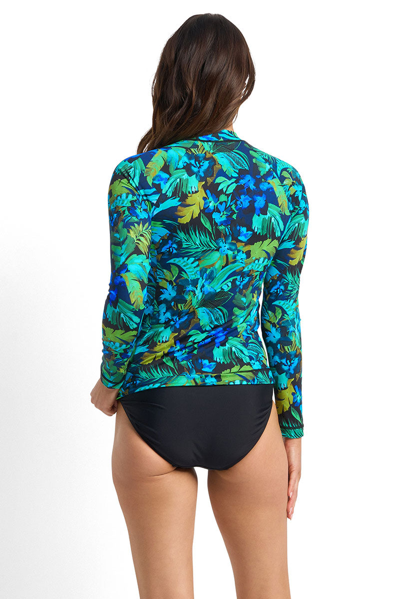 Jantzen Watermist Long Sleeve Mast Rashie - Green_4