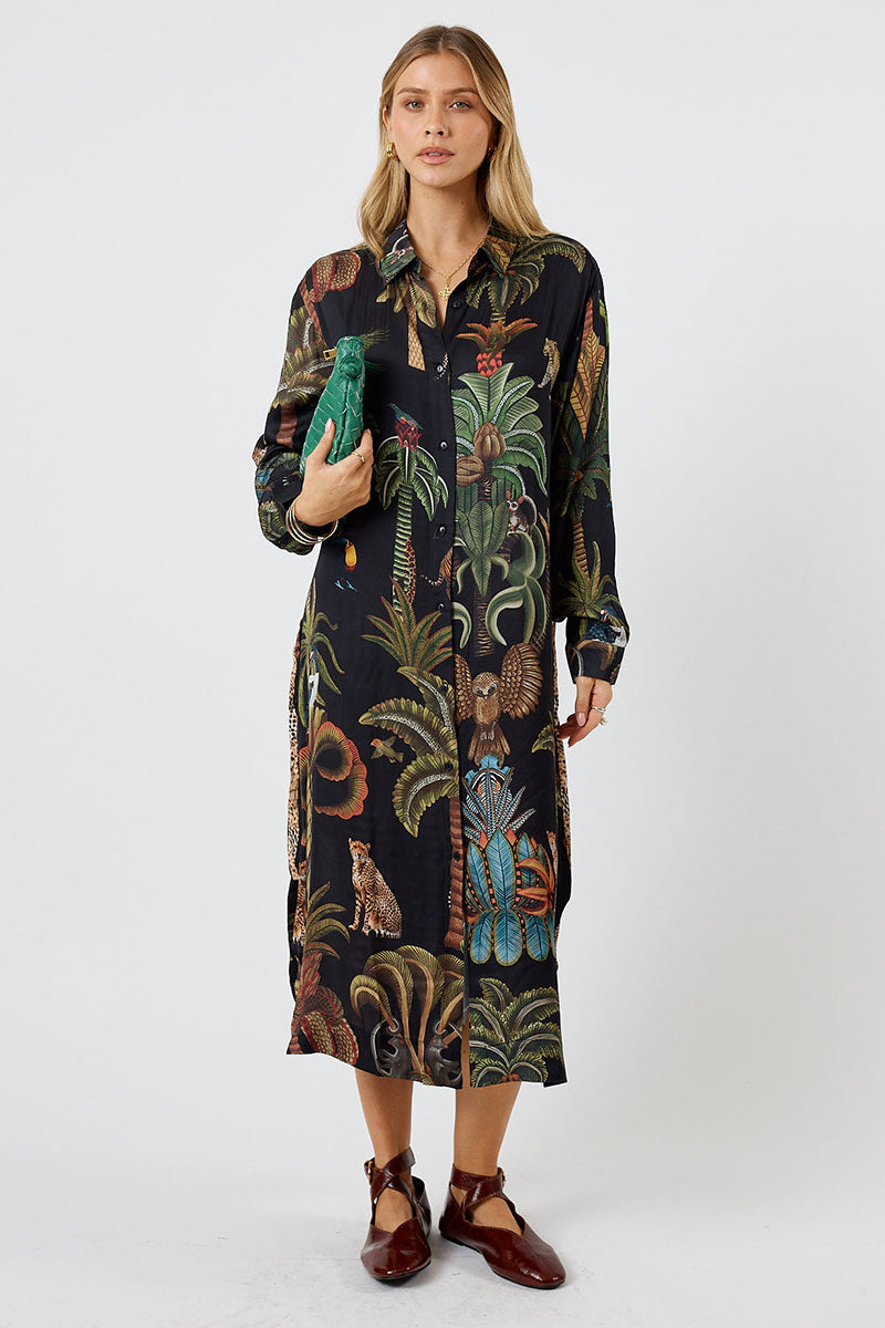 Lula Soul Cheetah Shirtmaker - Black_2