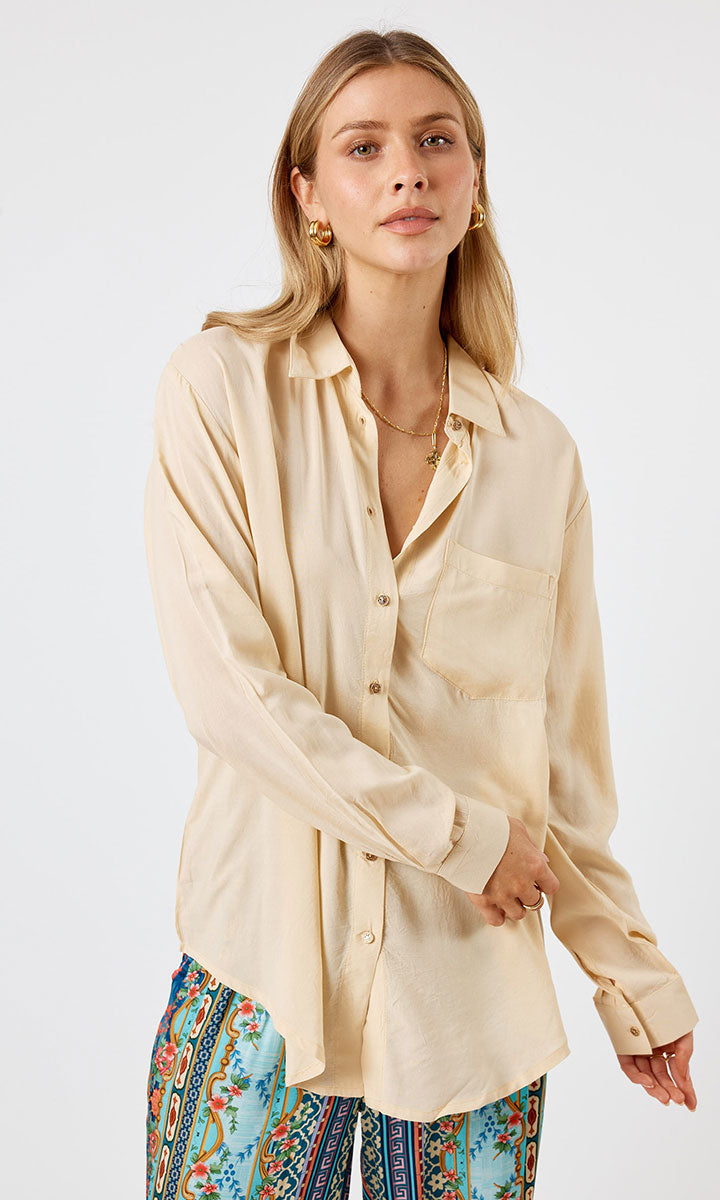 Lula Soul Delta Shirt - Cream_1