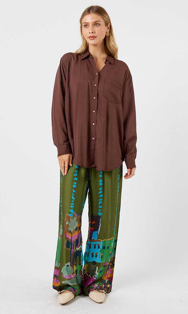 Lula Soul Delta Shirt - Espresso_2