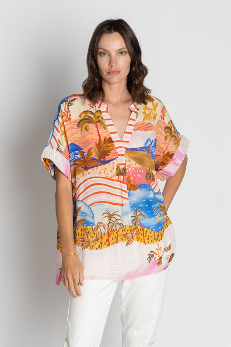 Lula Soul Jimbaran Top - Musk_front